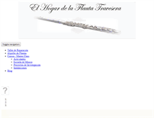 Tablet Screenshot of elhogardelaflautatravesera.com